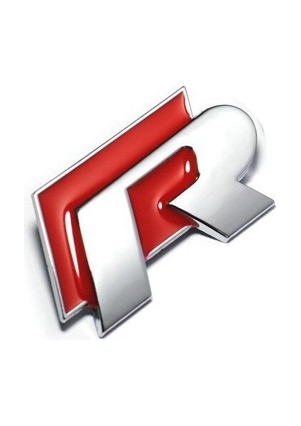 R Civatalı Ön Panjur Logosu-Kırmızı / YACI155