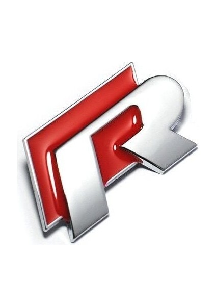 R Civatalı Ön Panjur Logosu-Kırmızı / YACI155