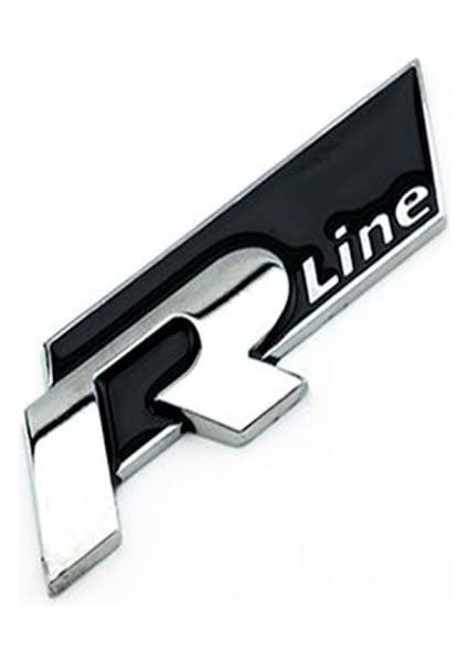 R-Line Civatalı Panjur Arması-Siyah / YACI149