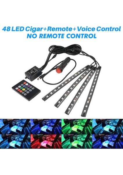 Seat Altea Sese Duyarlı Ayak Altı LED Aydınlatma Kumandalı Rgb