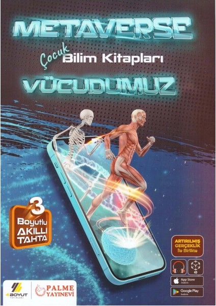 Palme Boyut Metaverse Çocuk Bilim Kitapları Serisi 4 Kitap