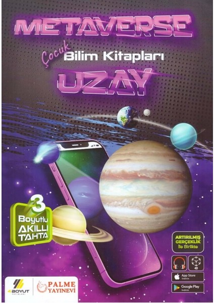 Palme Boyut Metaverse Çocuk Bilim Kitapları Serisi 4 Kitap