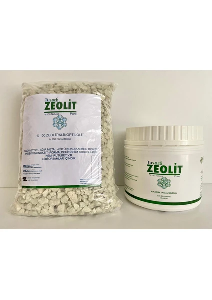 Zeolit Klinoptilolit 10 Mikron & Radyasyon Taşları Eko Paket