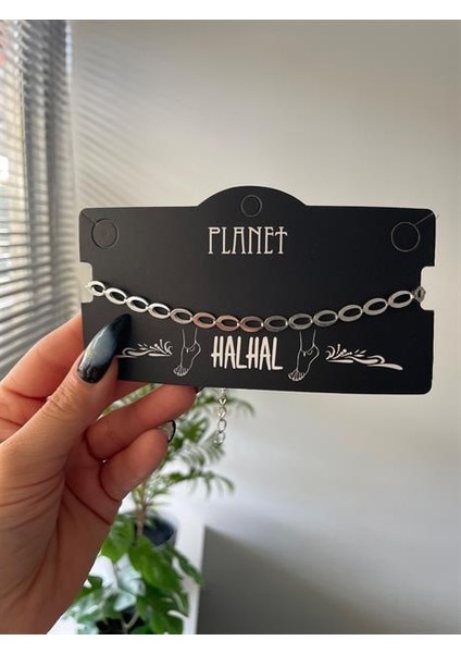 Planet Butik Yuvarlak Zincir Halhal