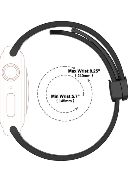 Apple Watch Ultra 49MM Uyumlu Mıknatıslı Manyetik Tasarım Silikon Kordon Kayış indirimleri