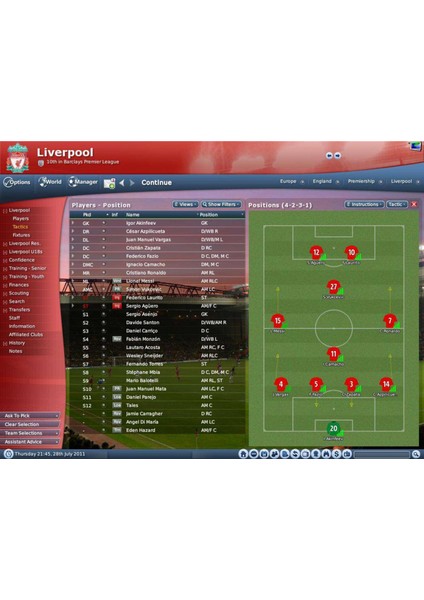 FOOTBALL MANAGER 2011 - Steam PC/MAC Oyun modelleri