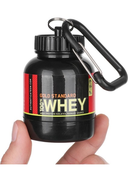 Gymsmart Mini Protein Tozu Kabı Karabina Kanca Aparatlı 100 ml