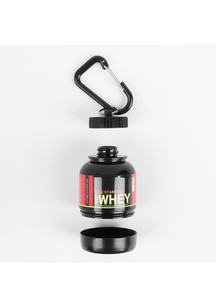 Gymsmart Mini Protein Tozu Kabı Karabina Kanca Aparatlı 100 ml