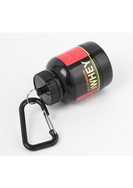 Gymsmart Mini Protein Tozu Kabı Karabina Kanca Aparatlı 100 ml