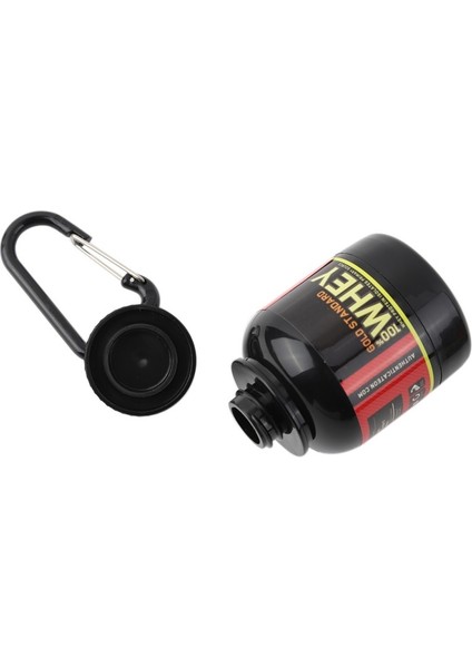 Gymsmart Mini Protein Tozu Kabı Karabina Kanca Aparatlı 100 ml