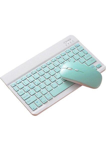 Samsung Galaxy Tab A T580 T585 T587 Uyumlu Kablosuz Bluetooth Klavye+Mouse Set