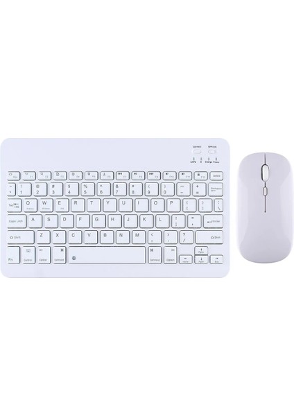 Apple iPad 10.2 2021 A2603 A2604 Uyumlu Kablosuz Bluetooth Klavye+Mouse Set