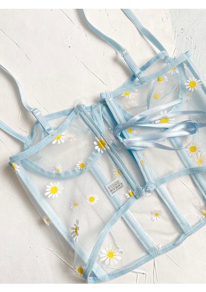 Papatya Baskılı Büstiyer fiyatları