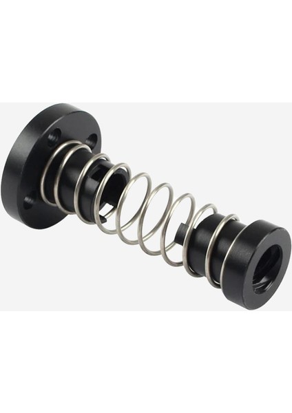 1.sınıf T8 Trapez Vidalı Mil (400 Mm) T8-8 + Pom Yaylı Somun Üstün Kalite