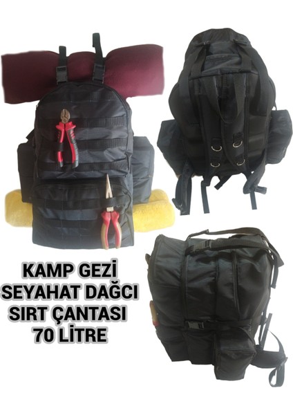 Kamp Seyahat Gezi Dağcı Sırt Çantası 70 Litre indirimleri