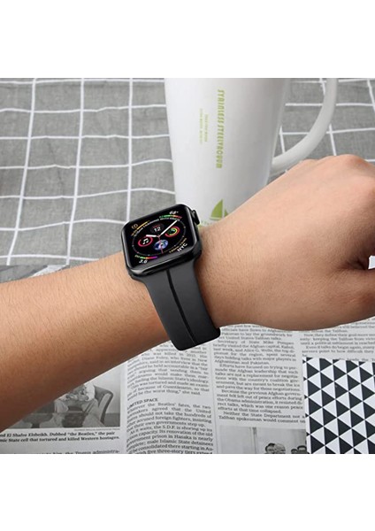 Apple Watch 3/4/5/6/7/8 42 44 45 49MM Ultra Kordon D Tokalı Magnetik Silikon Kayış fırsatları
