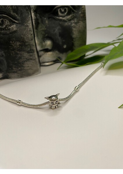 Gümüş S925 Damgalı Star Wars Grogu - Baby Yoda Charm indirimleri