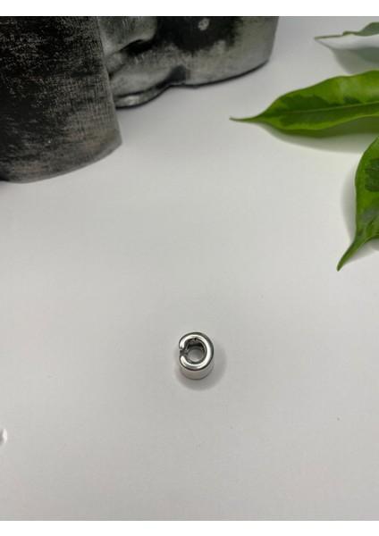 Gümüş S925 Damgalı C Harfi Zirkon Taşlı Charm fiyatları