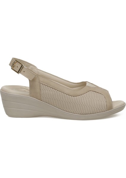104416.Z3FX Bej Kadın Comfort Sandalet