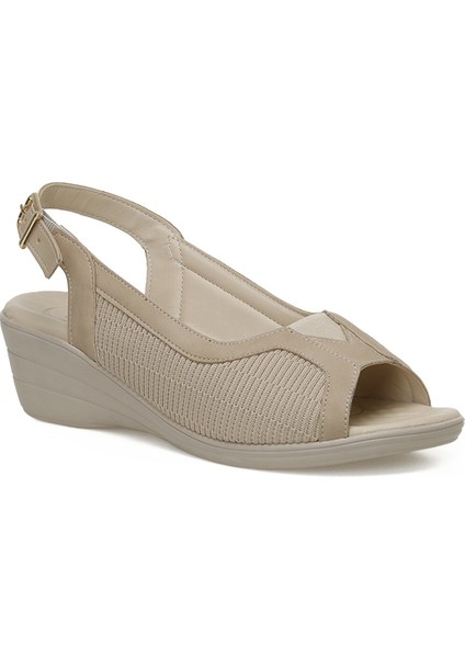 104416.Z3FX Bej Kadın Comfort Sandalet