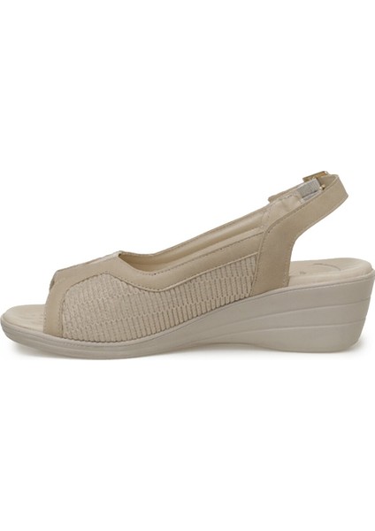 104416.Z3FX Bej Kadın Comfort Sandalet