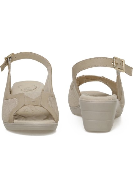 104416.Z3FX Bej Kadın Comfort Sandalet