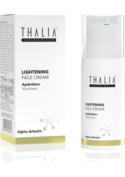 Leke Alpha Arbutin Yüz Bakım Kremi 50 ml