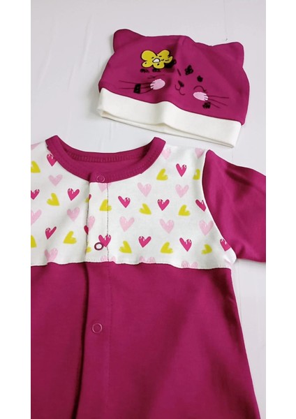 Sevimli Kedi Kız Bebek Tulum modelleri