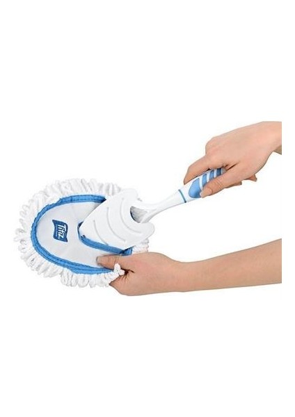 Buffer® Mikrofiber Duster Toz Leke Kir Alıcı Temizleyici Tutacaklı Temizlik Bezi Aparatı Malzemesi