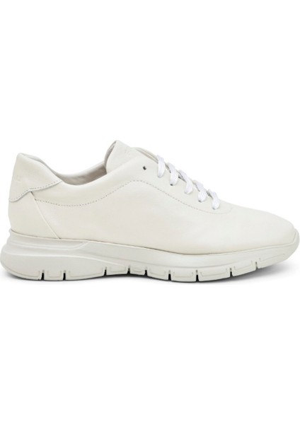 Kadın Sneaker 43P3 Frau Mousse Leather Offwhite