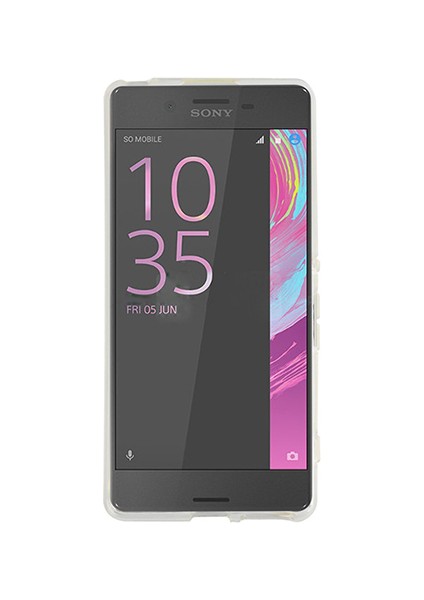 Sony Xperia x Kılıf Soft Silikon Şeffaf Arka Kapak fiyatları