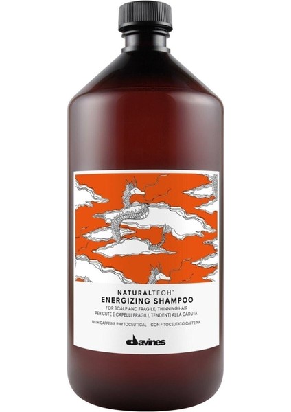 Organic Anti-Flaking Shampoo Energizing 1000 ml Shampoo