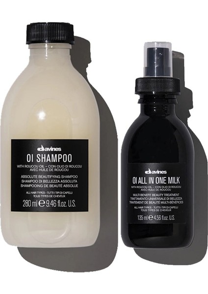 Organic Oi/oil Sülfatsız Şampuan 280 ml + Bakım Sütü 135 ml