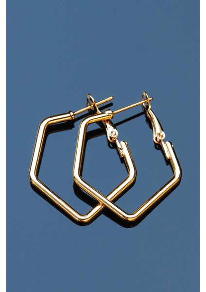 Boru Beşgen Klipsli Küpe 2mm Y3CM / G2.5cm fiyatları