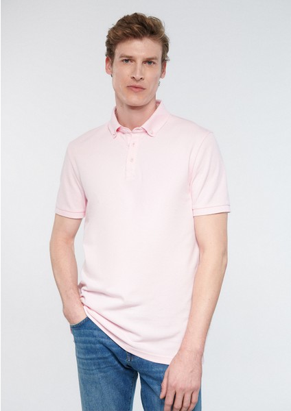 Erkek Pembe Polo Tişört 063247-71007