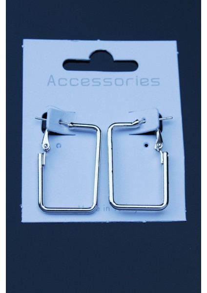 Boru Dikdörtgen Klipsli Küpe 2mm Y3CM / G2CM fırsatları