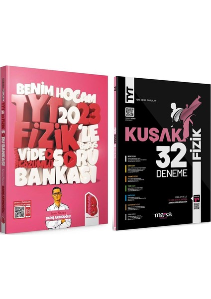 2023 TYT Fizik Soru ve Marka Kuşak Deneme Seti 2 Kitap