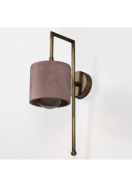 Somon Bronz Metal Detay Silindir Aplik