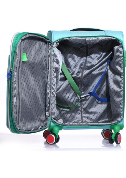 Benetton Kabin Boy Kumaş Valiz Aqua Bnt2200
