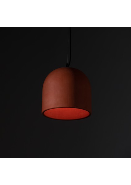 Terracotta Büyük Beton Tavan Aydınlatması modelleri