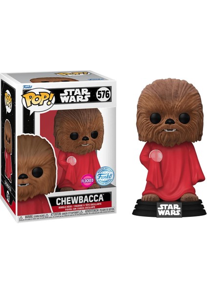 Pop Disney Star Wars - Chewbacca With Robe (Flocked) Special Edition NO:576 Bobble-Head