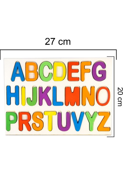 Capellawoodworks Bultak Puzzle Oyunu Alfabe Abc fırsatları