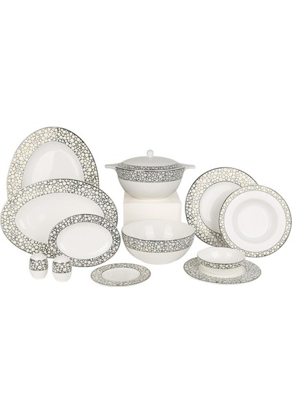 Royal Canterbury Lawrance Silver Pearl 72 Parça Yemek Takımı fiyatları