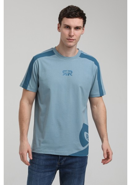 Bisiklet Yaka Prada Slim Fit Tişört 23SSM20324