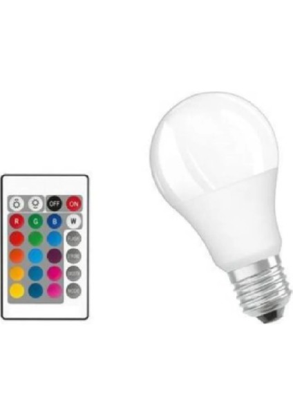 LED Noas Rgb Kumandalı 9W Dimlenebilir 16 Renk LED Ampul E27 Duy Rgb 9W Dimlenebilir Ampul