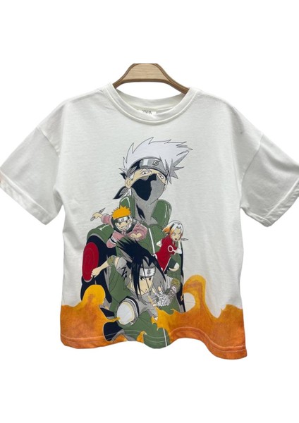 Anime Baskılı Erkek Çocuk Tshirt