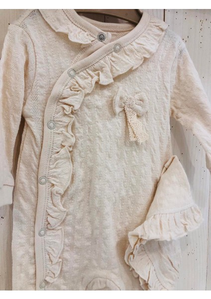 Bebe Yaka Fiyonklu 2'li Tulum