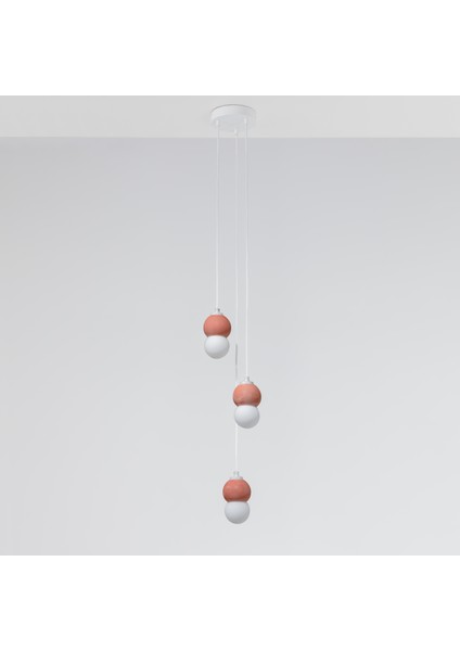 Terracotta Beton 3'lü Sarkıt Aydınlartma fırsatları