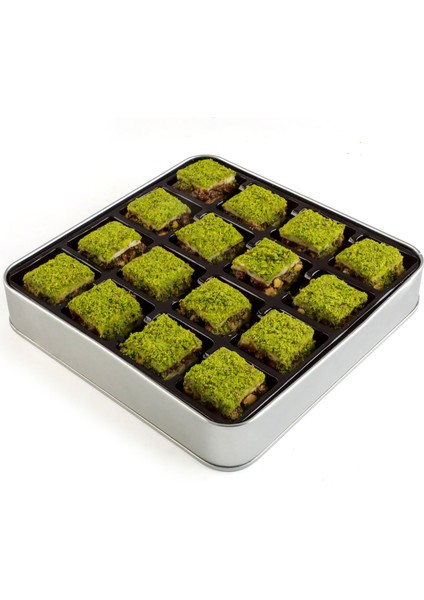 Kendi Fotoğrafınız ile Bayram Hediyesi İçi Dışı Antep Fıstıklı Çikolatalı Bohça Lokum (Metal Kutu) fiyatları