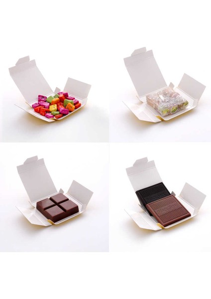 Mesajlı Fotoğraflı Sevgiliye Hediye 24lü Puzzle 4 Farklı Lezzet modelleri